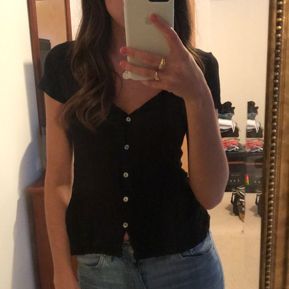 Project Social T Button Up Top